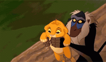 lion king, throwing simba as a metaphor for sharing